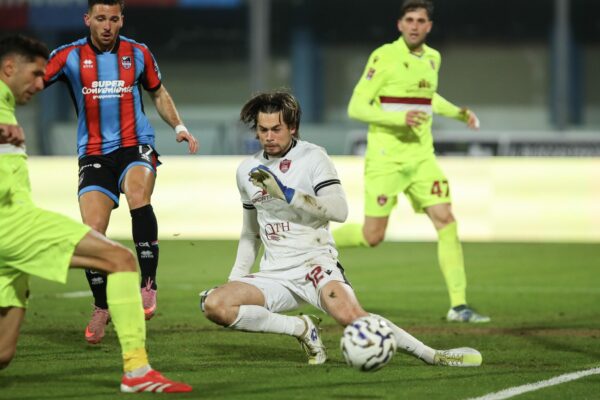 Cesare Galeotti of FC Trapani 1905 in action  during  Catania FC vs Trapani SC, Italian football Serie C match in Catania, Italy, February 18 2026
